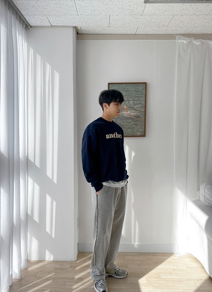 Spring Letter Print Casual Pullover Sweatshirt
