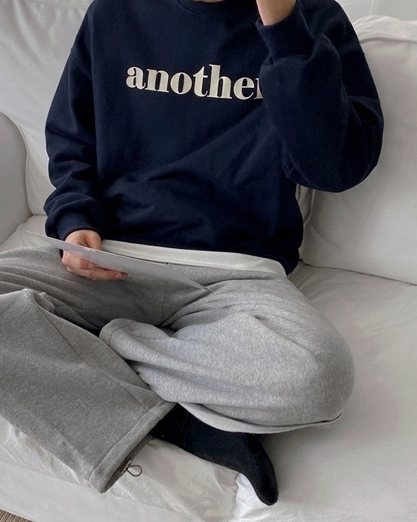 Spring Letter Print Casual Pullover Sweatshirt