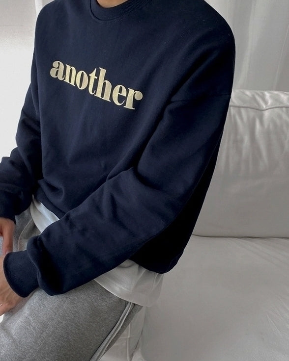 Spring Letter Print Casual Pullover Sweatshirt
