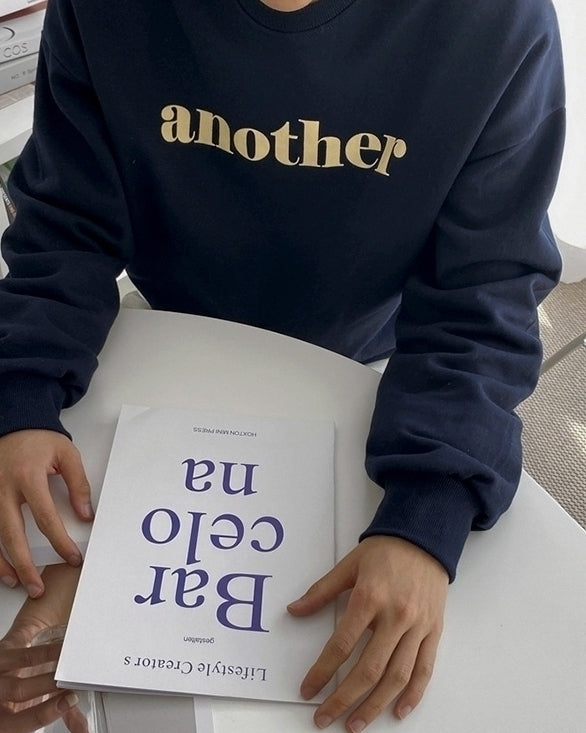 Spring Letter Print Casual Pullover Sweatshirt