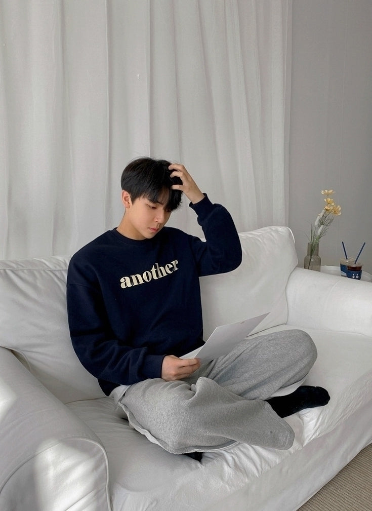 Spring Letter Print Casual Pullover Sweatshirt