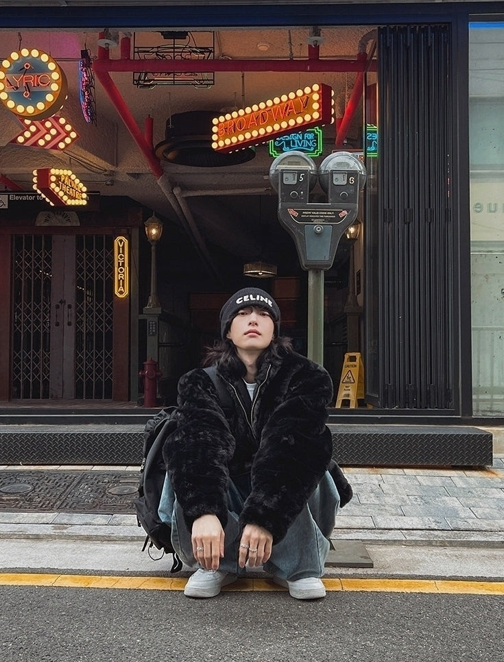 Stand Collar Winter Jacket Warm Loose Fit Commuter Style