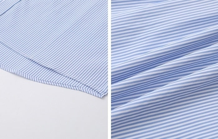 Striped Casual Short Sleeve Shirt