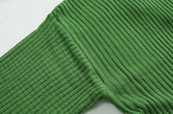 Striped Knit Pullover Sweater