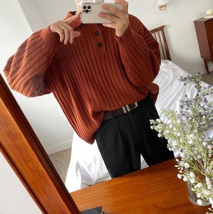 Striped Knit Sweater