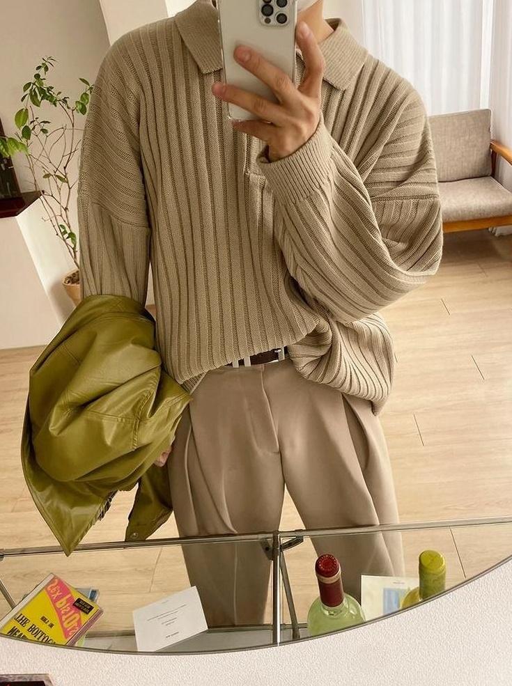 Striped Knit Sweater
