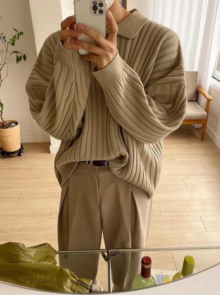 Striped Knit Sweater