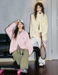 Striped Long Sleeve Casual Shirt Korean Style