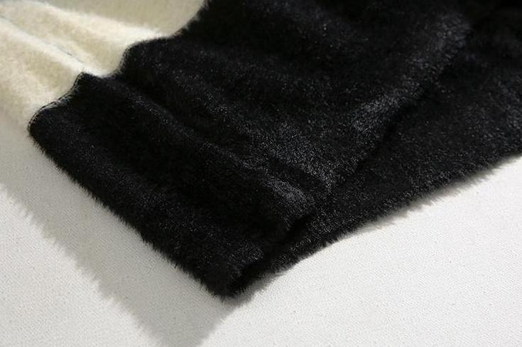Striped Mohair Knit Sweater
