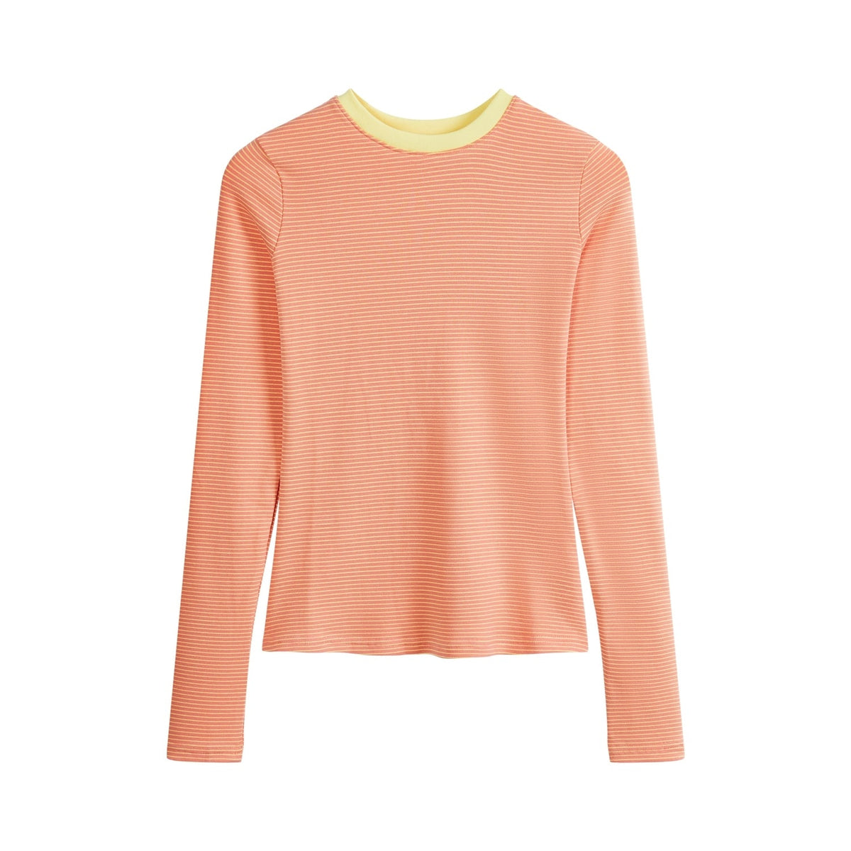 Striped Patchwork Long Sleeve Casual Top
