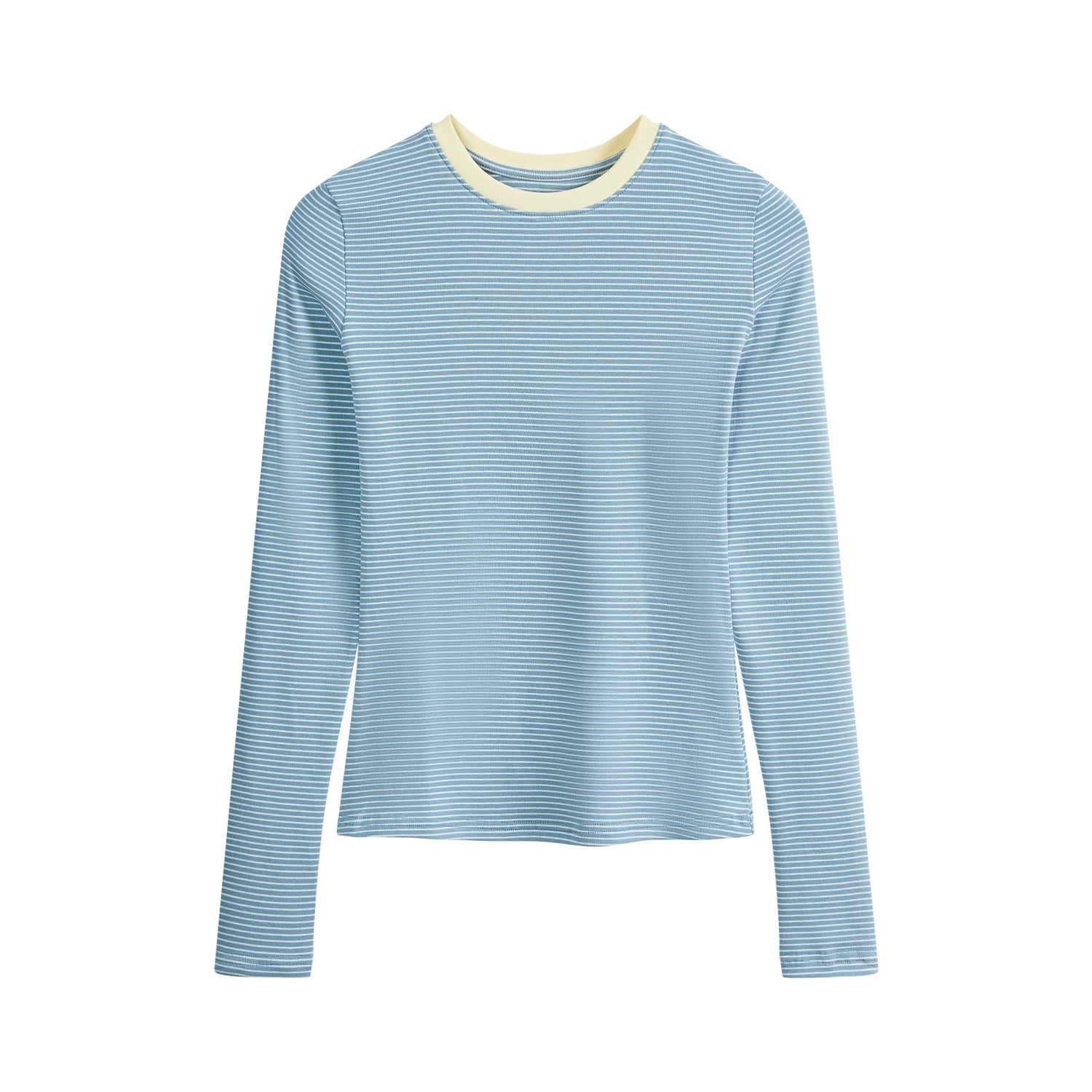 Striped Patchwork Long Sleeve Casual Top
