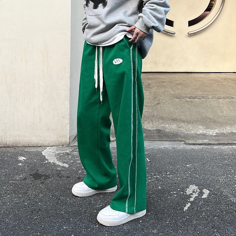 Striped Relaxed Fit Casual Trousers