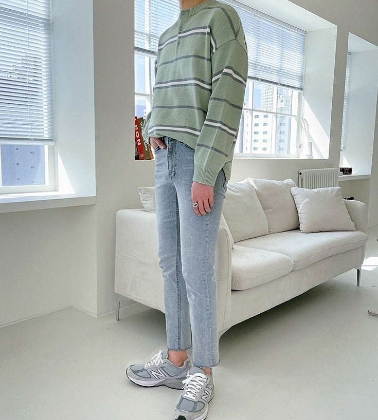 Striped Relaxed Fit Sweater