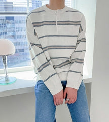 Striped Relaxed Fit Sweater