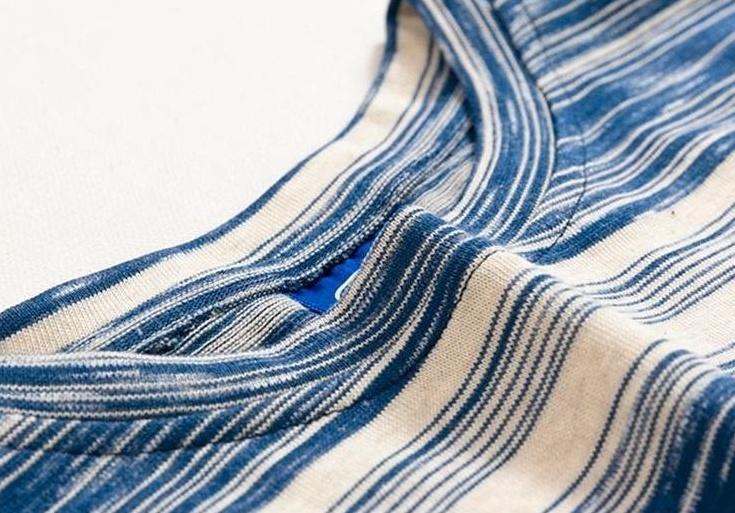 Striped Short Sleeve Casual T-Shirt