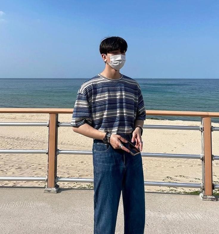 Striped Short Sleeve Casual T-Shirt
