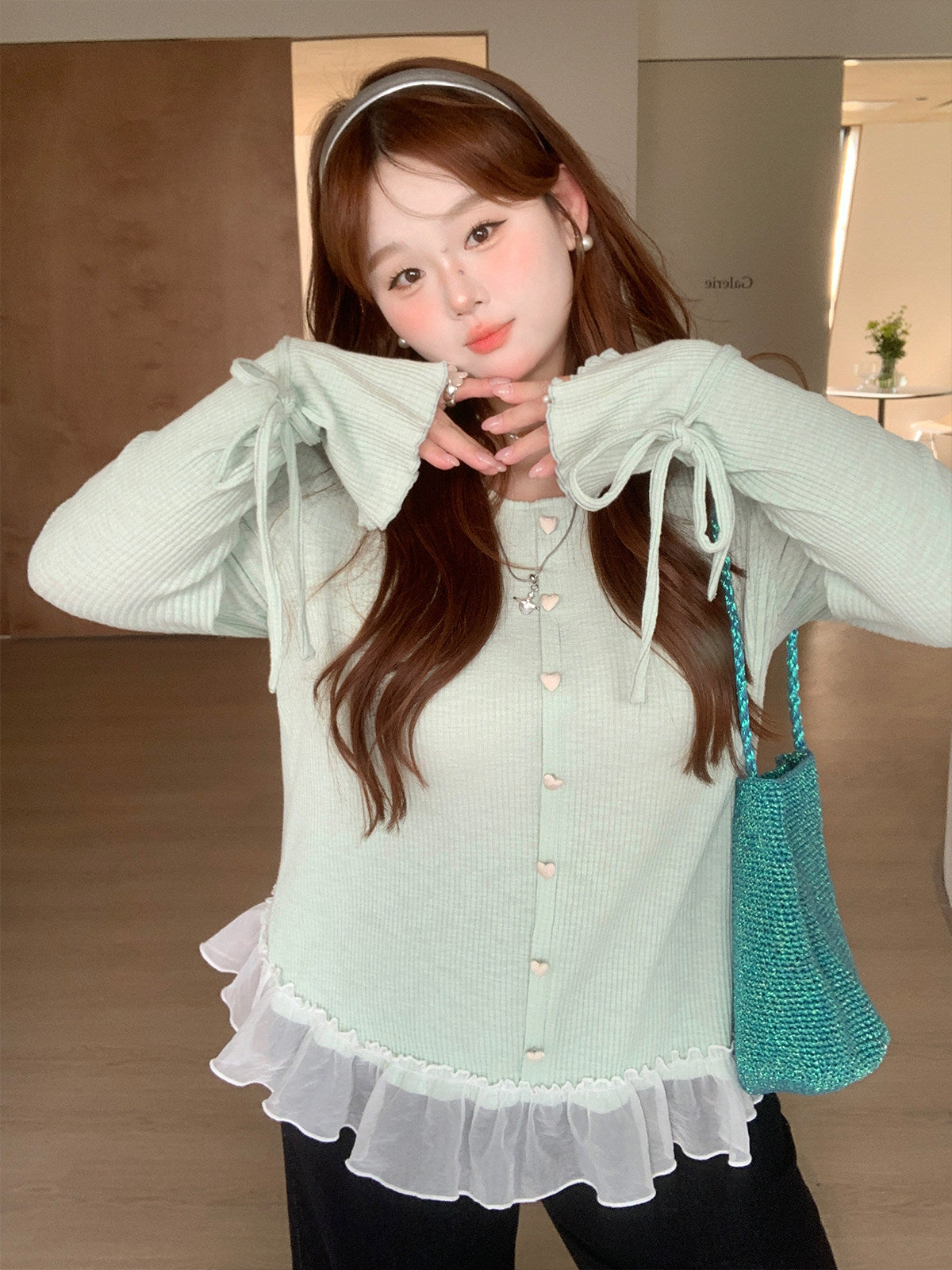 Style Green Knit Top