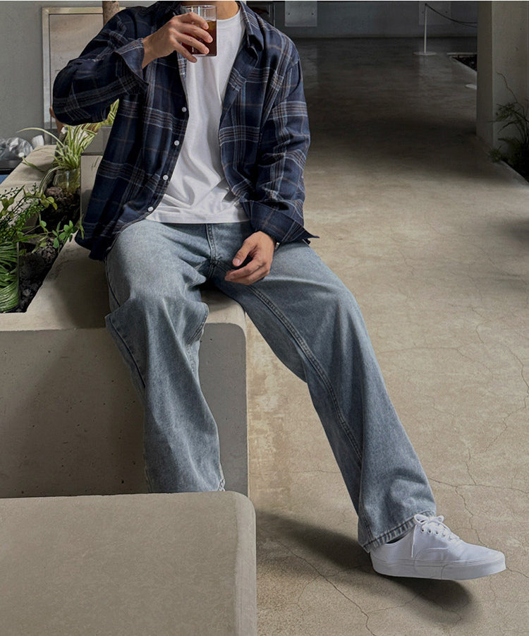 Style Plaid Long Sleeve Casual Shirt