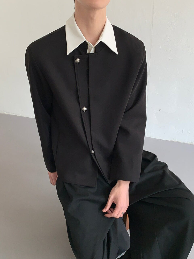 Style Stand Collar Blazer