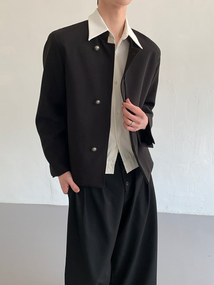 Style Stand Collar Blazer
