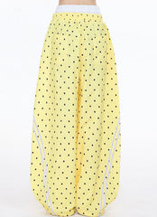 Style Striped Polka Dot Wide Leg Pants