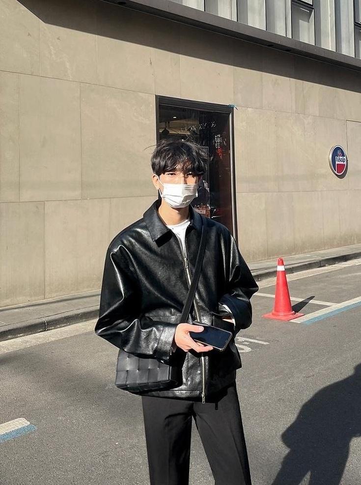 Stylish Biker PU Leather Jacket