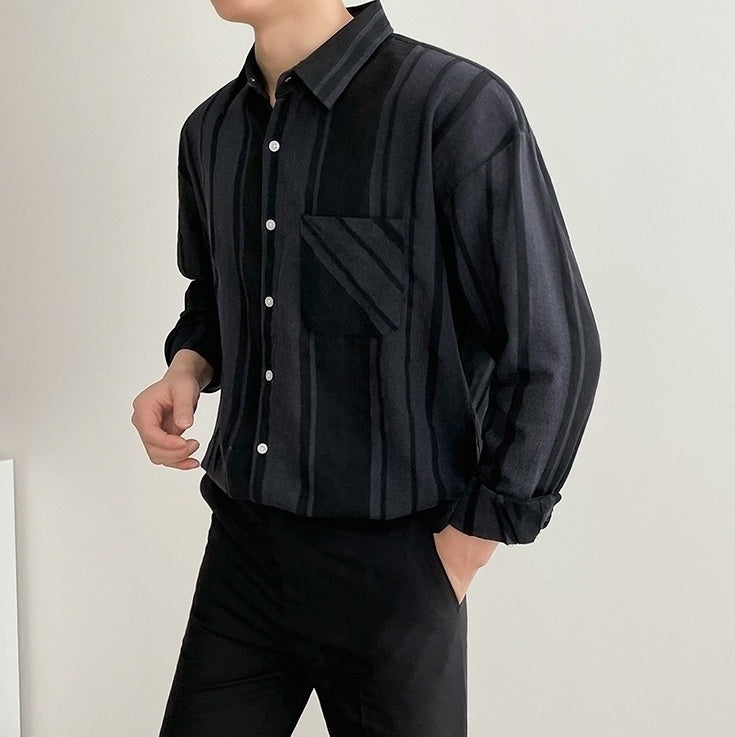 Stylish Black Long Sleeve Shirt