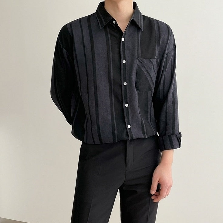 Stylish Black Long Sleeve Shirt