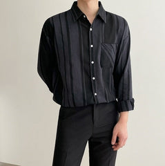Stylish Black Long Sleeve Shirt