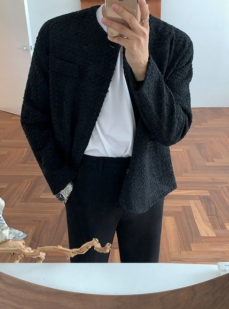 Stylish Casual Jacket With Turndown Collar