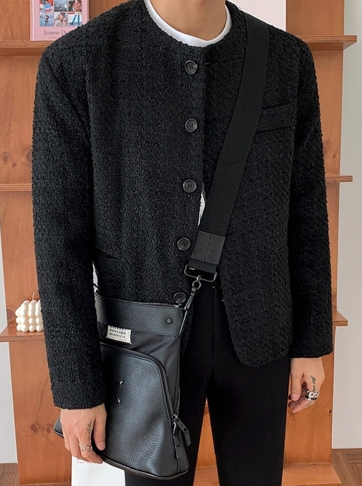 Stylish Casual Jacket With Turndown Collar