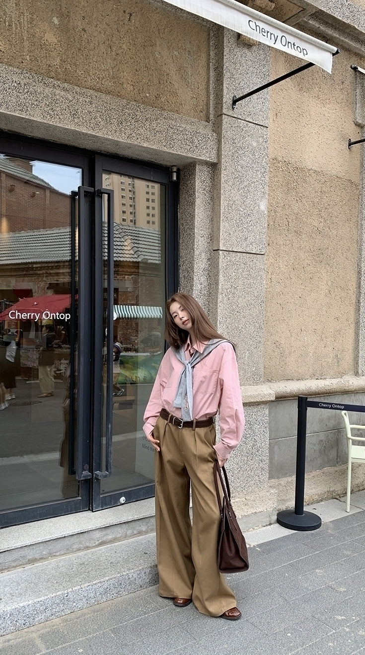 Stylish Gray Travel Shawl Cardigan