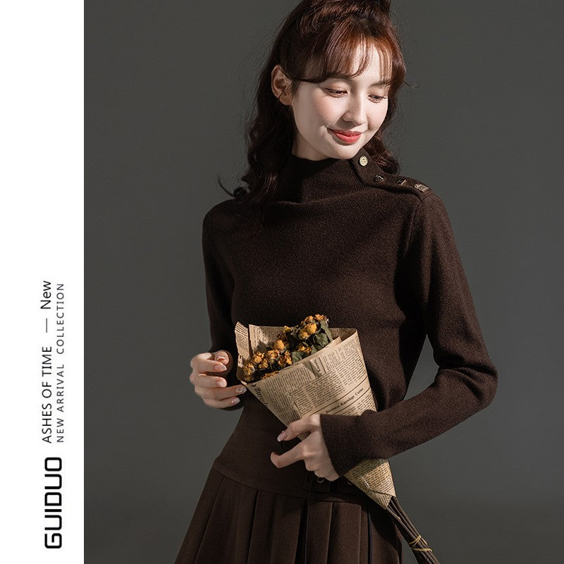 Stylish High Neck Winter Sweater