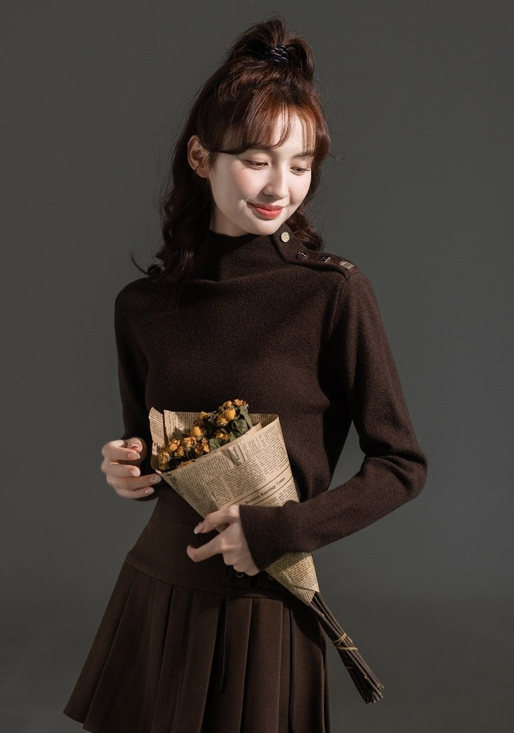 Stylish High Neck Winter Sweater