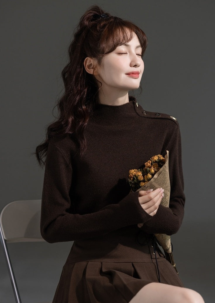 Stylish High Neck Winter Sweater