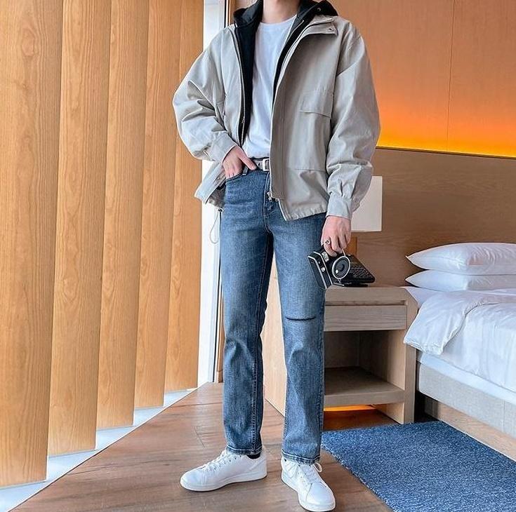 Stylish Hooded Layered Jacket