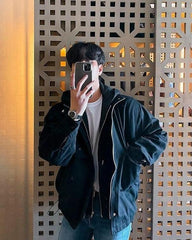 Stylish Hooded Layered Jacket