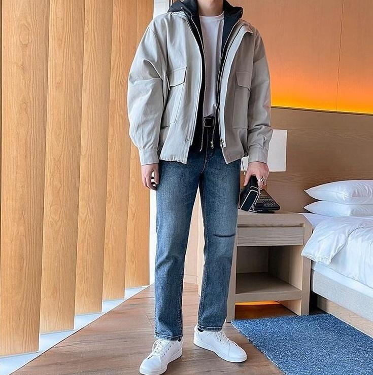 Stylish Hooded Layered Jacket