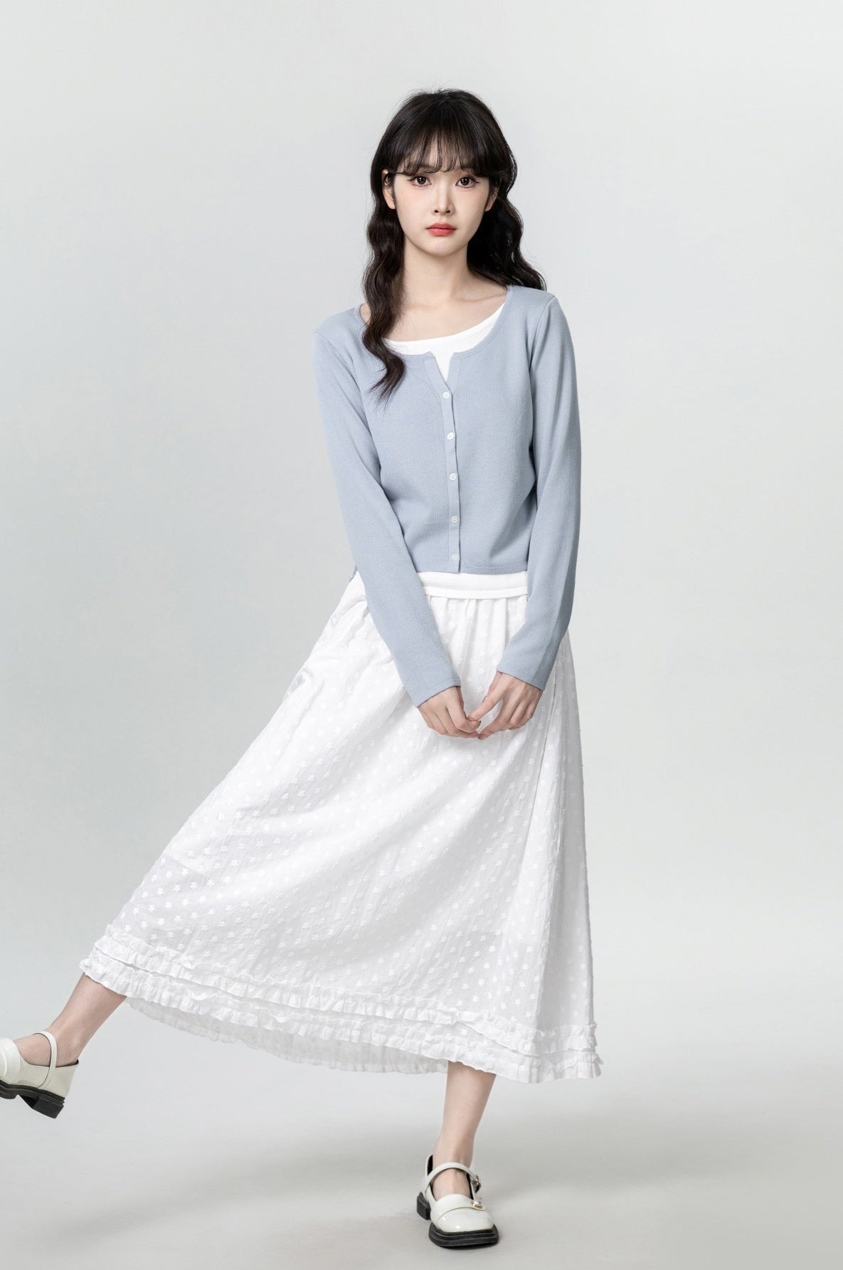 Stylish Knit Drawstring Patchwork Top