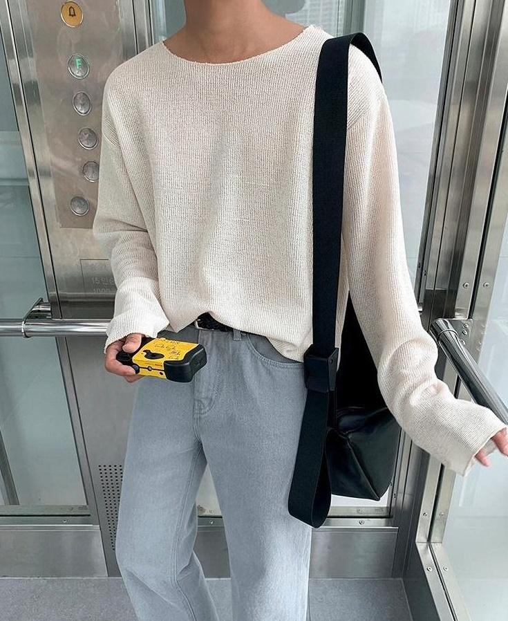 Stylish Knit Long Sleeve Top
