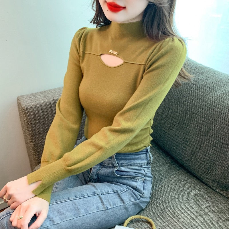 Stylish Knitted Hollow Design Top