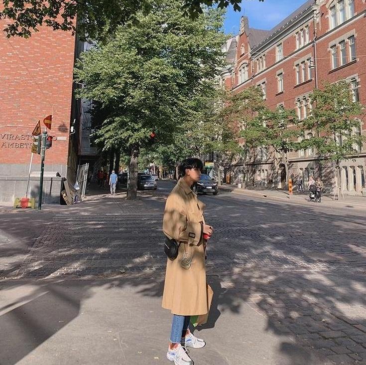 Stylish Long Trench Coat