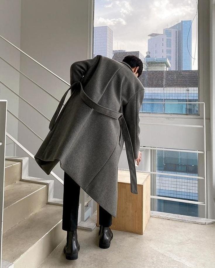 Stylish Long Blend Winter Coat