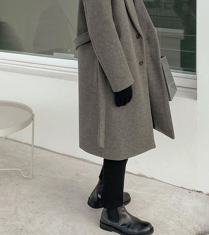 Stylish Long Blend Winter Coat