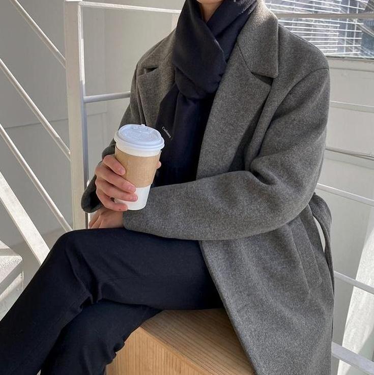 Stylish Long Blend Winter Coat