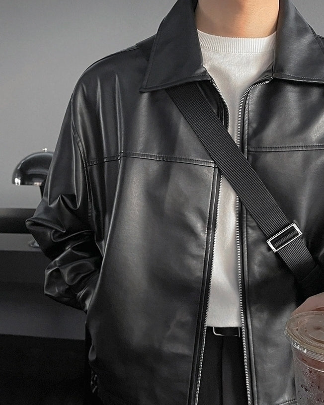 Stylish Loose Fit Biker Jacket