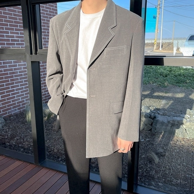 Stylish Loose Fit Casual Blazer