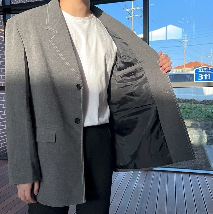 Stylish Loose Fit Casual Blazer