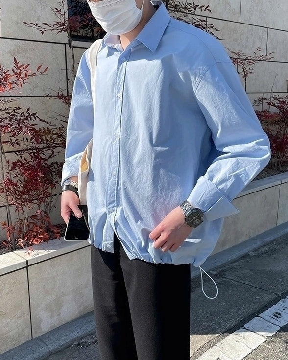 Stylish Loose Fit Long Sleeve Shirt