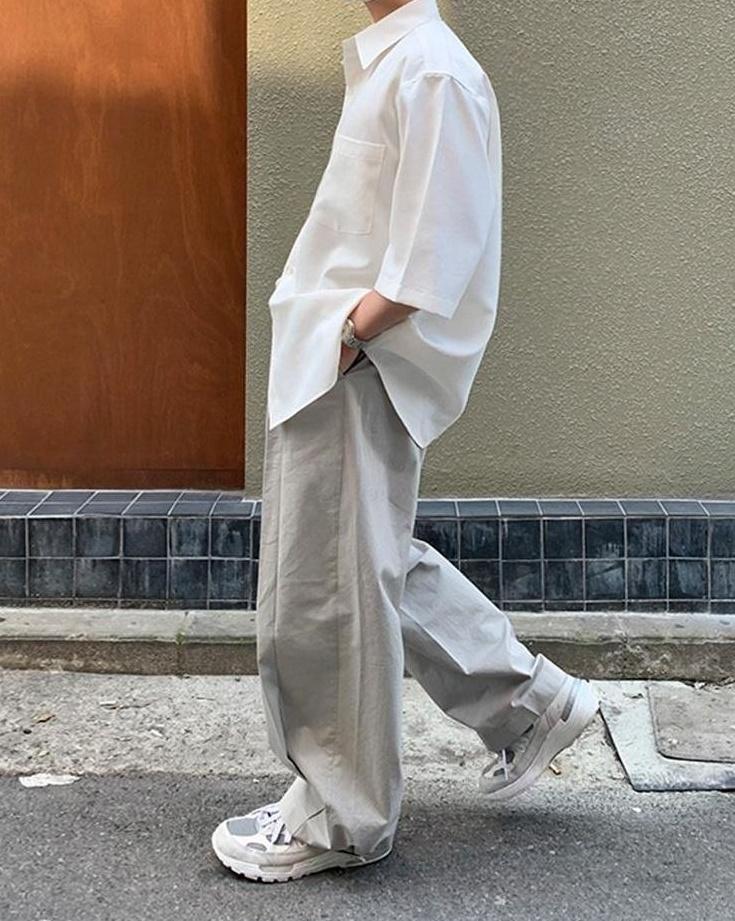Stylish Loose Wideleg Trousers